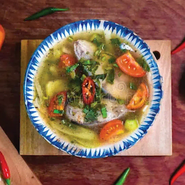 bowl of canh chua